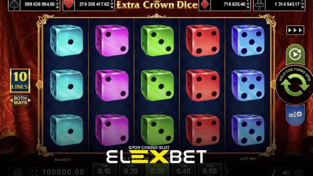 Elexbet Ekstra Crown Dice